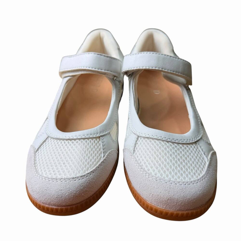 Anthropologie Silent D Samantha Sneaker White 10 Mary Jane Comfortable $140 - Picture 4 of 10